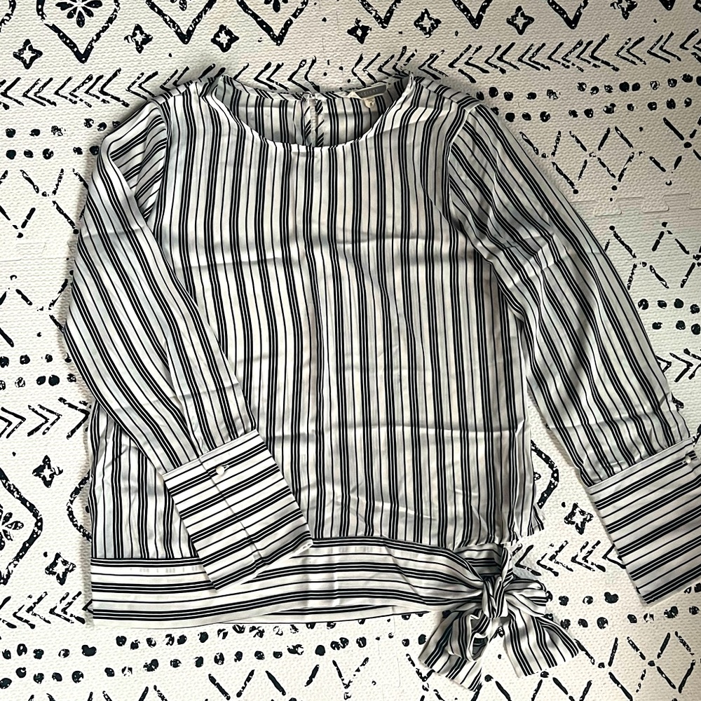 Pleione Striped Flowy Top